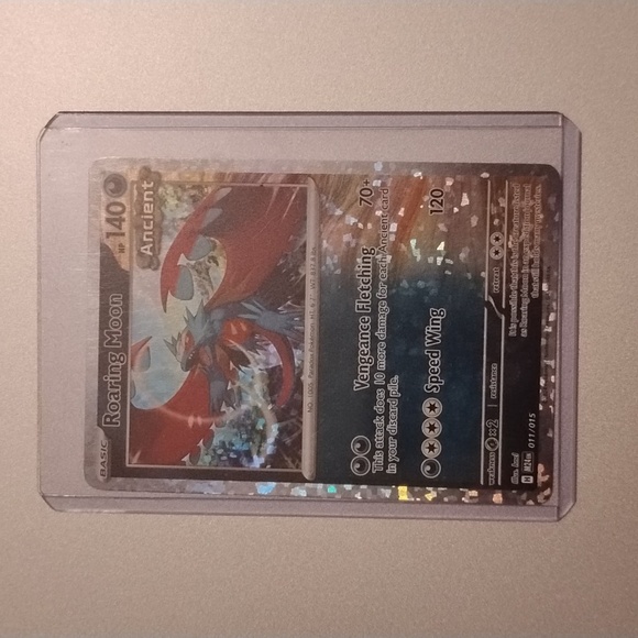 roaring moon pokemon card - ex 124/182 - Paradox Rift - Ancient Pokemon - Double Rare this attack does 120 more damage. Roaring Moon 109/162 Holo Rare